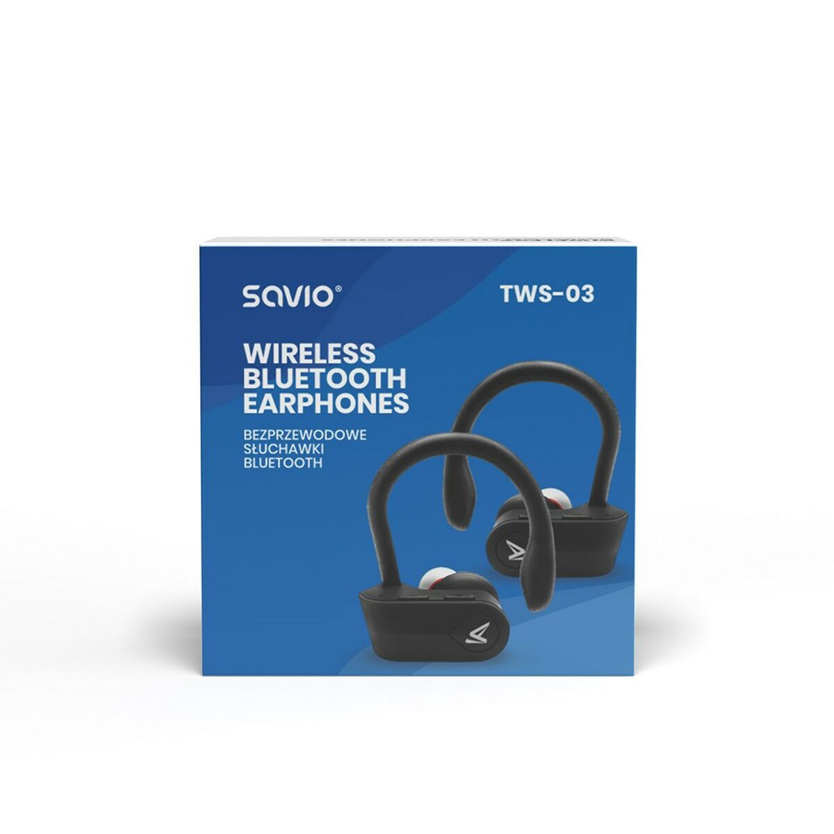 Bluetooth-hodetelefoner Savio TWS-03 Svart Grafitt